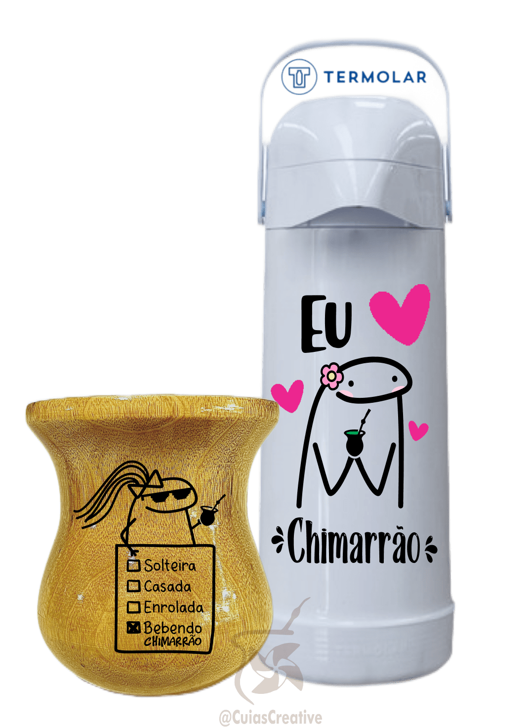 kit especial flork - eu amo chimarrão