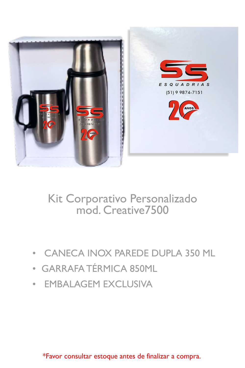 Kit Corporativo Personalizado mod. Creative7500