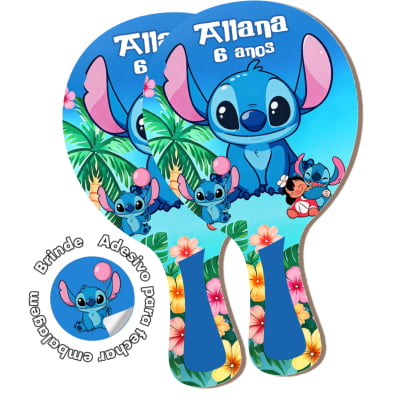Kit Raquetes Ping Pong - Lilo and Stitch 2005